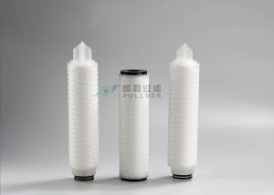 Wholesale Microelectronics PP Pleated Filter Cartridge 10&quot; 20&quot; 30&quot; 40&quot; OD 68.5mm from china suppliers