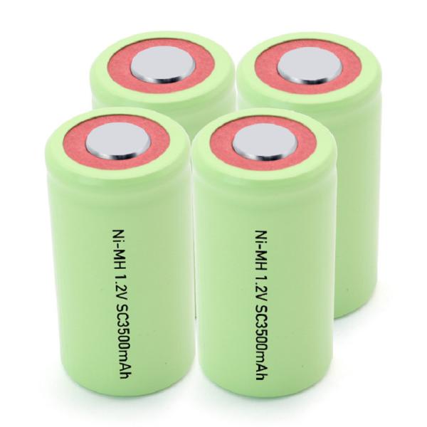 SC3500mAh Nickel Metal Hydride Cell NiMh Rechargeable Battery 1.2 V AAA
