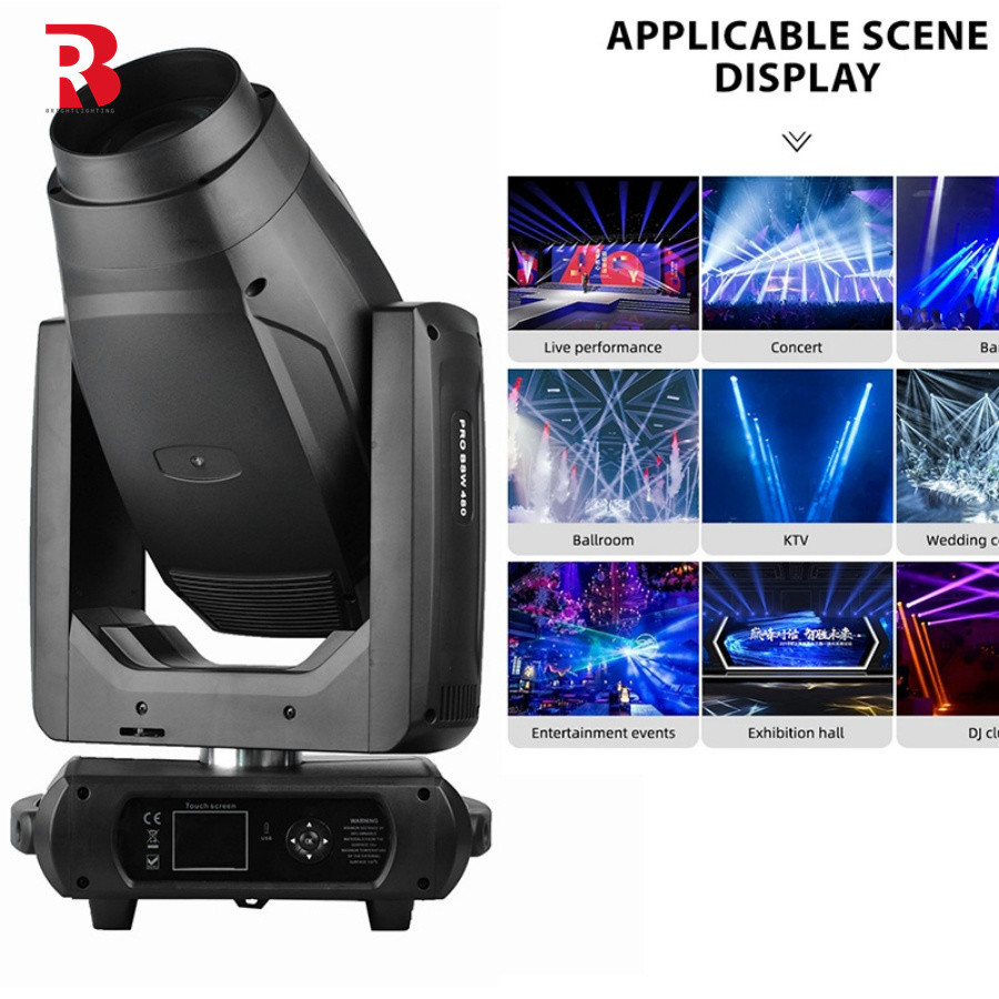 Powerful 400W Framing Moving Head Light With CTO CMY Color Mixing For Stage And Broadcast