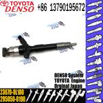 295050-0530 TOYOTA Fuel Injector 295050-0190 With 2KD Engine
