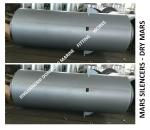 Q235-A carbon steel material marine muffler, marine spark extinguisher, marine