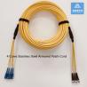 Buy cheap ST-SC-35M Armoured Fiber Patch Cord 6.5mm Yellow LSZH Patch Lead from wholesalers