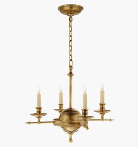 Wholesale CHC 1448 Visual Comfort Small Leaf And Arrow Chandelier 14&quot; Height Bronze / Antique-Burnished Brass / Bronze With Antique Brass from china suppliers