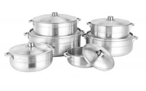 China New Design wholesale 12 pieces non-stick cookware sets aluminum cooking pot of household on sale