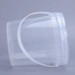 Water Bucket with Customize Print Transparent Food Grade Impact Resistant