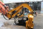 25 Ton Excavator Vibro Machine For Sheet Pile Hammer 2800rpm