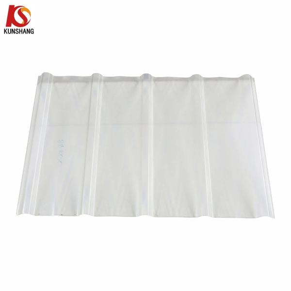 100% Waterproof Plastic Fiberglass Roof Tile Panel Transparent FRP Sheet for