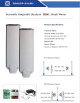Clothing store eas 58khz 8.2mhz security alarm system