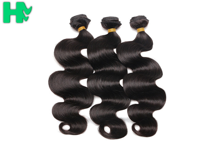 8-30 Inch Remy Hair Extension Peruvian Hair / Brazillian Body Wave Human Hair Bundles