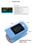 Fingertip Housing ABS Oxygen Pulse Oximeter Plastic Molding