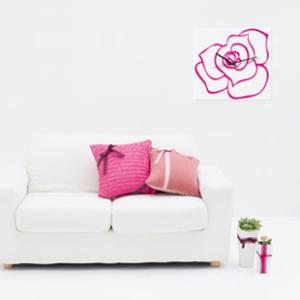 Wholesale Pink High Level Acrylic Cute Contemporary Wall Clocks, Wall Decoration Clock LY-042 from china suppliers