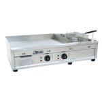 2500W Electric Deep Fryers 5L Deep Fat Fryer With Griddle
