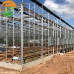 Multi-span Glass Greenhouse Agricultural Instruction with Super Strong