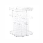 Spinning holder storage rack 360 degree rotation square cosmetic makeup storage