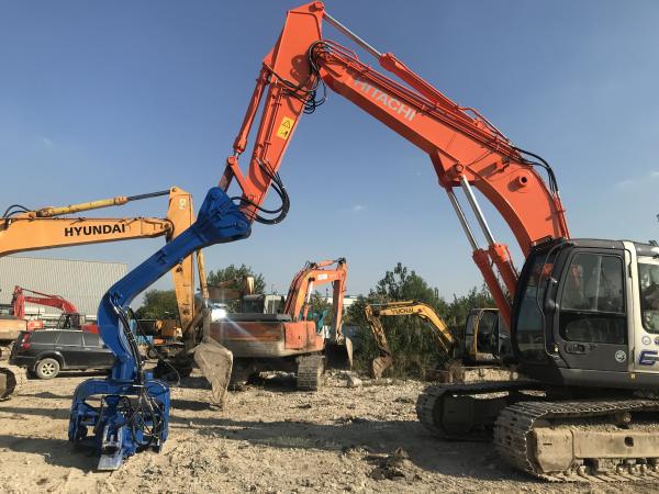3200rpm Sheet Pile Driving Machine , Hydraulic Sheet Pile Driver Compact
