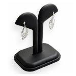 Logo Printed Earring Display Stands , Jewelry Display Holder With Paper Material