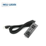 Standard Grounding Smart USB Power Recessed Desk Outlet For Office 120V