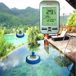 Battery Powered Floating Pool Thermometer For Accurate Temperature Reading