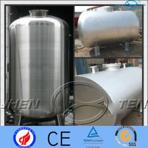Wholesale Asme Horizontal Stainless Steel Pressure Vessel Tank  Mirror Matt from china suppliers