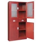 Swing Door 2-Tier 2-Drawer Steel Filing Cabinet Knock Down Thermal Transferred