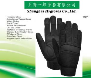 China Tool Handling Equipment Maintenance Mechanics Gloves Safety Working Gloves, Durable With  Black Padded  Wear Gloves on sale