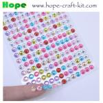3D Acrylic Self Adhesive Diamond gem drill stickers Rhinestone Sheet for kids