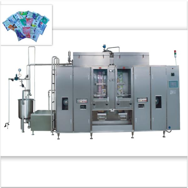 Milk Aseptic Filler Machine 4500-9000 PPH Liquid Pouch Packing Machine
