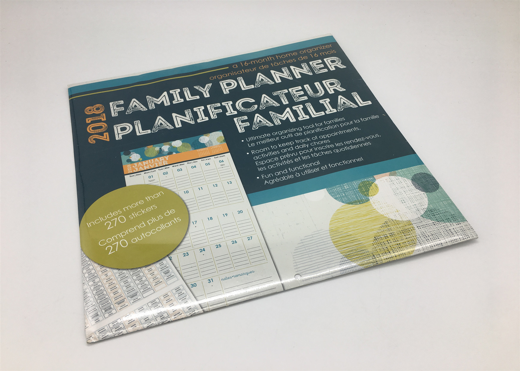 Design Personalised Stationery Gifts Monthly 12in Planner Paper Wall Calendar