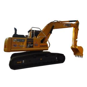 Wholesale used excavators komatsu pc 210 used consutrution engineering digging excavator 21ton medium sized excavators for sale from china suppliers