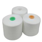 Manufacturer Custom Black White Color 402 403 100% Polyester Yarn For Sewing