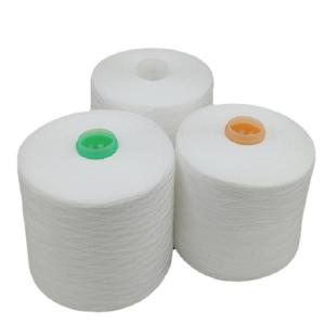 Wholesale 100% Polyester Core Spun Yarn Raw white 20/2 20/3 40/2 40/3 from china suppliers