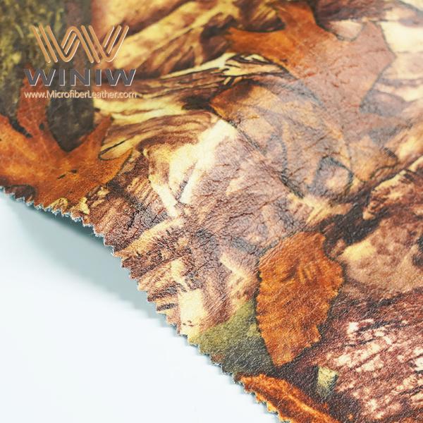 Comfortable Artificial Leather Microfiber PU Synthetic Fabric For Sofa