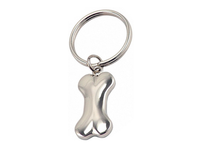 Bone Cute Key Chain Metal Laser Engraved Keyrings Custom Logo Souvenir Gift