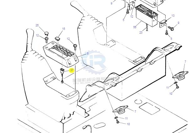 2479U1190F31 Switch Assy SK200-6E Excavator Replacement Parts