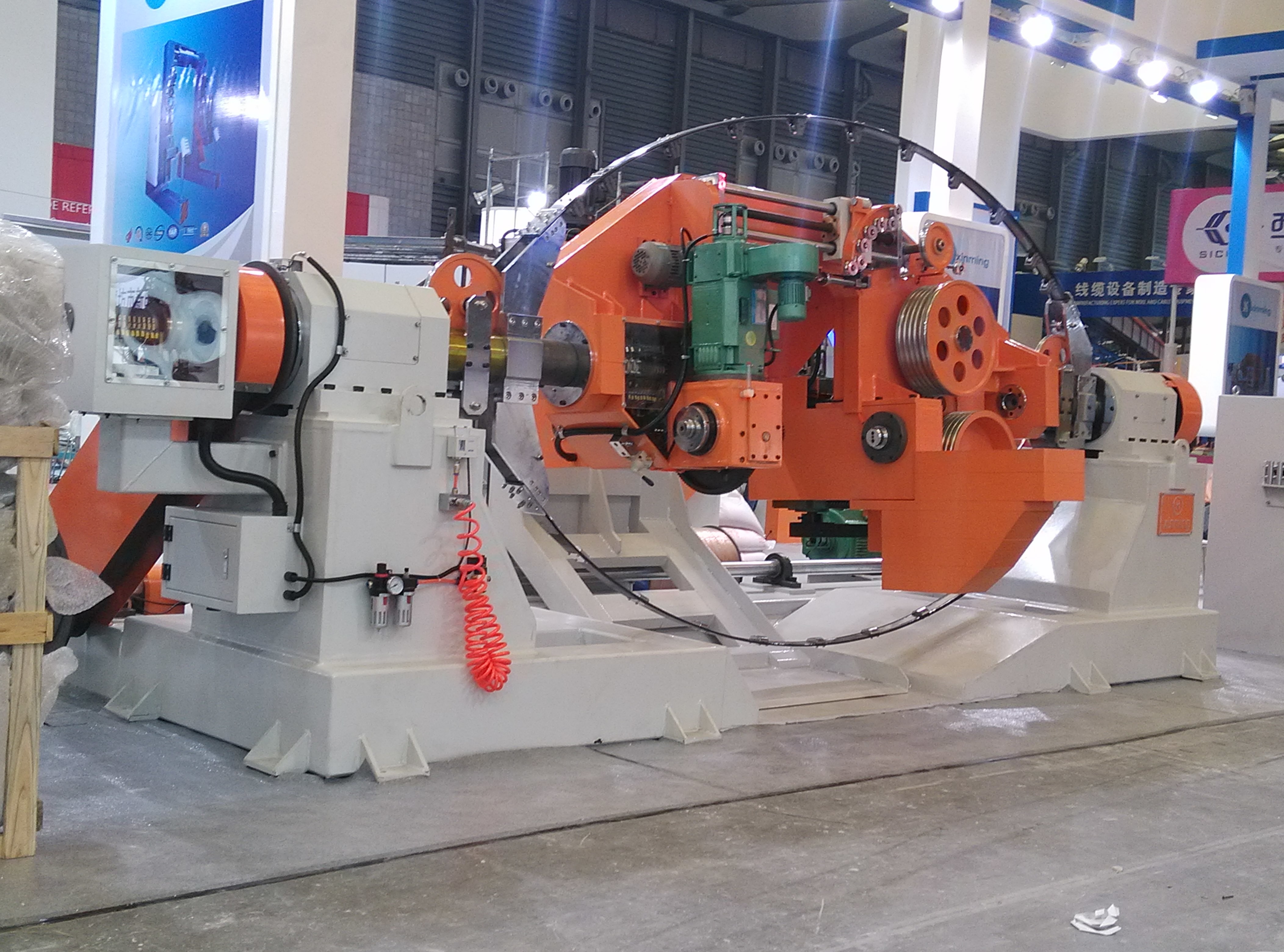 South Korea Wire Twisting Machine , 1250 P Bow Buncher Machine Siemens Motor