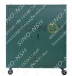 Thermal Vacuum Transformer Oil Purifier Movable With Metal Enclosure