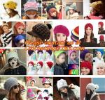 Children Skullies & Beanies Scarf Hat Set Baby Boys Girls Knitted kids Hats &