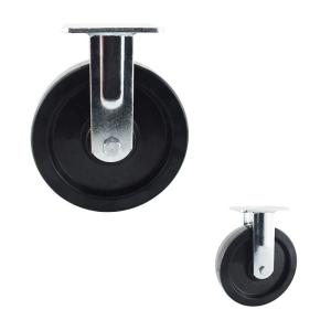 Wholesale 1100LBS Capacity 200mm Rigid Heat Resistant Heavy Duty Industrial Casters Wheel from china suppliers