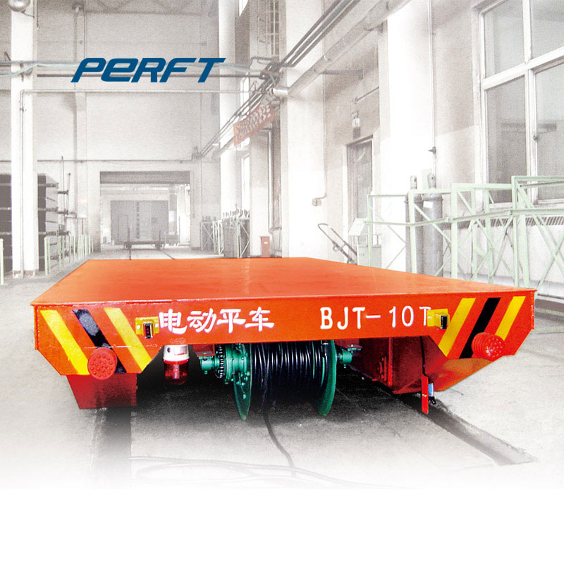 Cable Reel Powered Rail Transfer Car with Remote and Hand Control