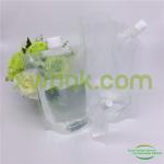 Stand Up Storage Packing Bags Clear Energy Drink Packaging Plastic Water