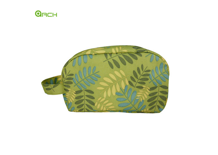 600D polyester Toiletry Kit Duffle Travel Luggage Bag with printing material