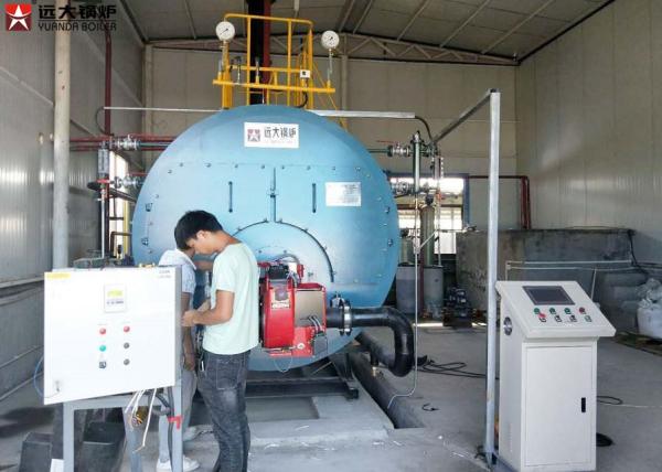 2 Ton Diesel Oil Gas Fired Industrial Steam Boiler 1 Ton - 20 Ton For Food