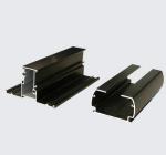 Bending Silvery Profile Aluminum Extrusions / Kitchen Sliding Door Aluminum