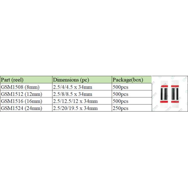 8 Holes Positioning SMT Double Splice Tape Universal GSM15 Series