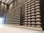 Wood Armrest Auditorium Classroom Seating / Audience Systems Retractable Seating