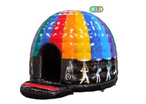 Wholesale Amazing Disco Inflatable Bounce House Castle With 0.55mm PVC Material from china suppliers
