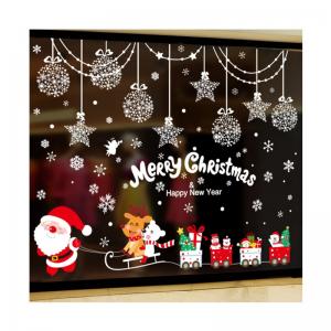 Wholesale Christmas New Year Seal Sticker Label Glass Window Door Uv Transfer Sticker Waterproof from china suppliers