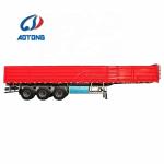 3-4 Axle Lowbed Trailer for 40 Ton Side Wall Semi Trailer Sand Stone Bulk Cargo