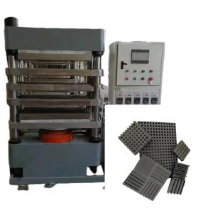 Wholesale 1000KN clamping force 4-layer rubber cushion hydraulic vulcanizing press from china suppliers