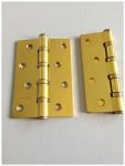 Golden Plated4 Ball Bearing Driveway Gate Hinges Loose Pin Lift Off Type